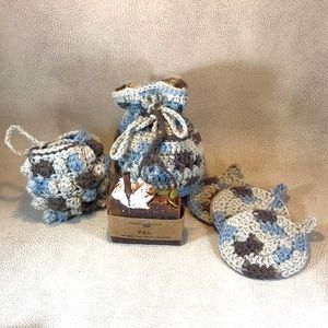 Handmade Cotton Crochet Travel Set